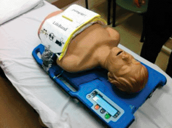 Image: The ZOLL AutoPulse mechanical CPR system (Photo courtesy of ZOLL).
